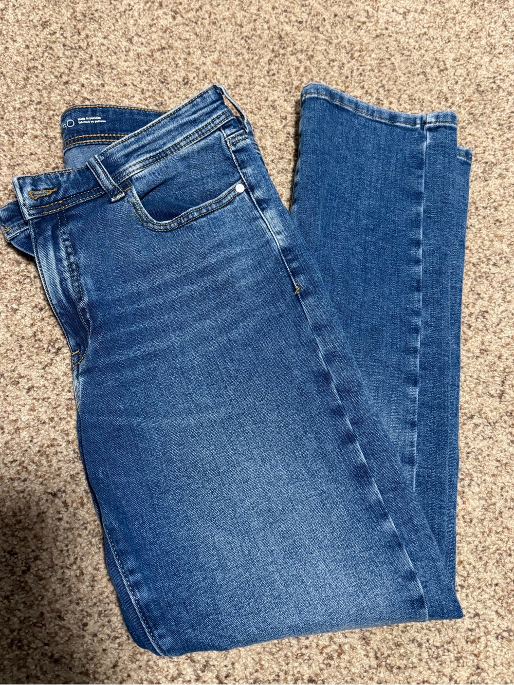 Anthropologie Pilcro Women's straight leg Classic Blue Wash